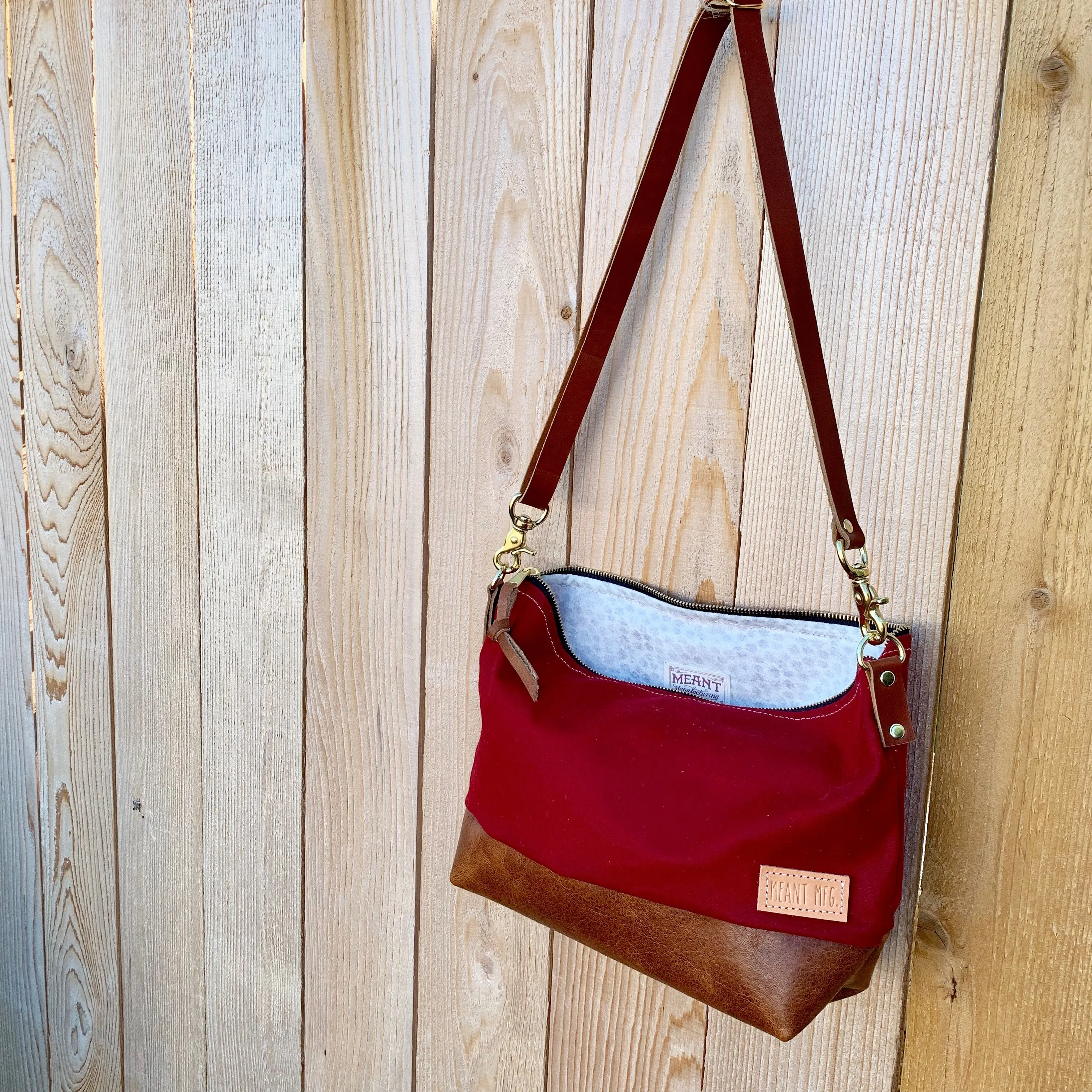 The Alsea Crossbody in Waxed Canvas