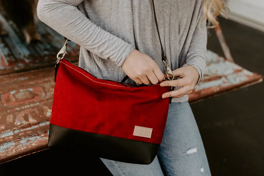 The Alsea Crossbody in Waxed Canvas