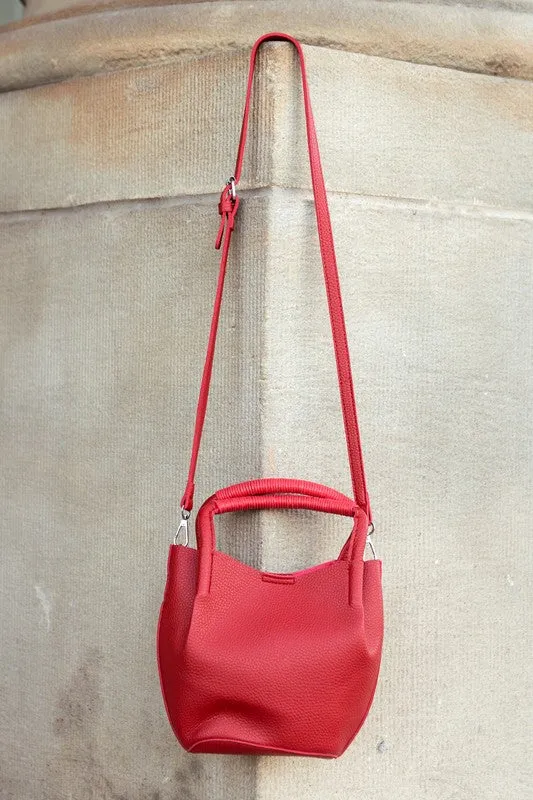The Drew Mini Bucket Crossbody Tote