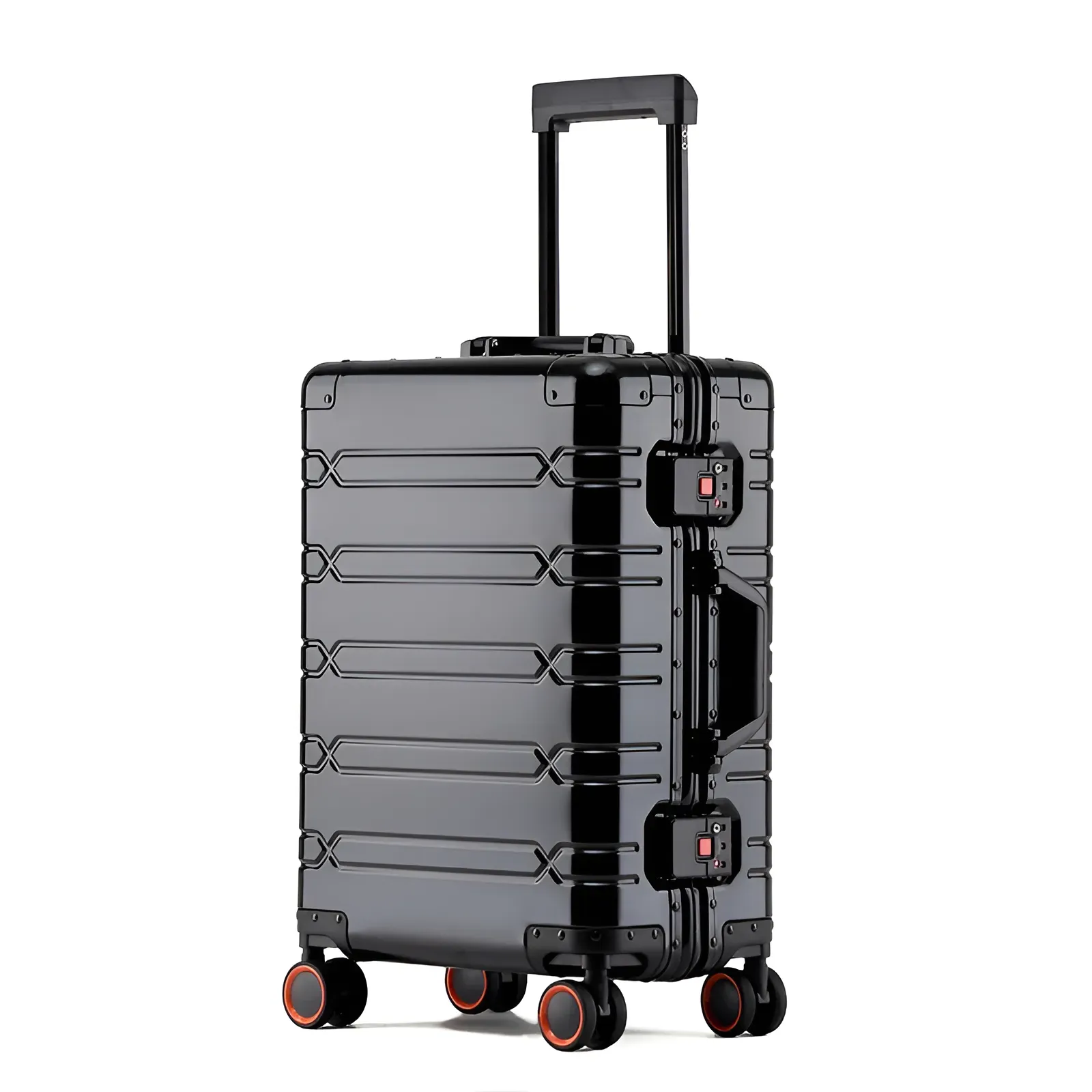 The Explorer Aluminum Suitcase Olive