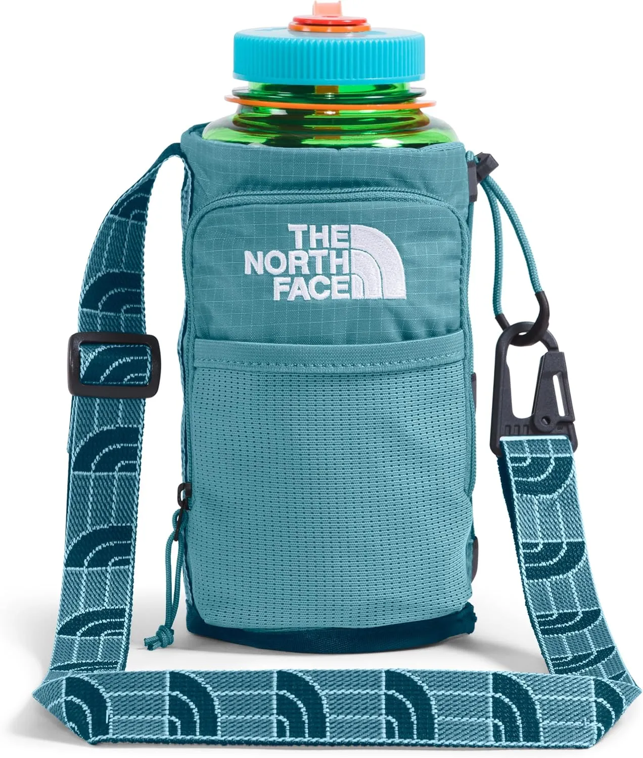 THE NORTH FACE Borealis Water Bottle Holder - PFAS Free, Algae Blue/Midnight Petrol, One Size