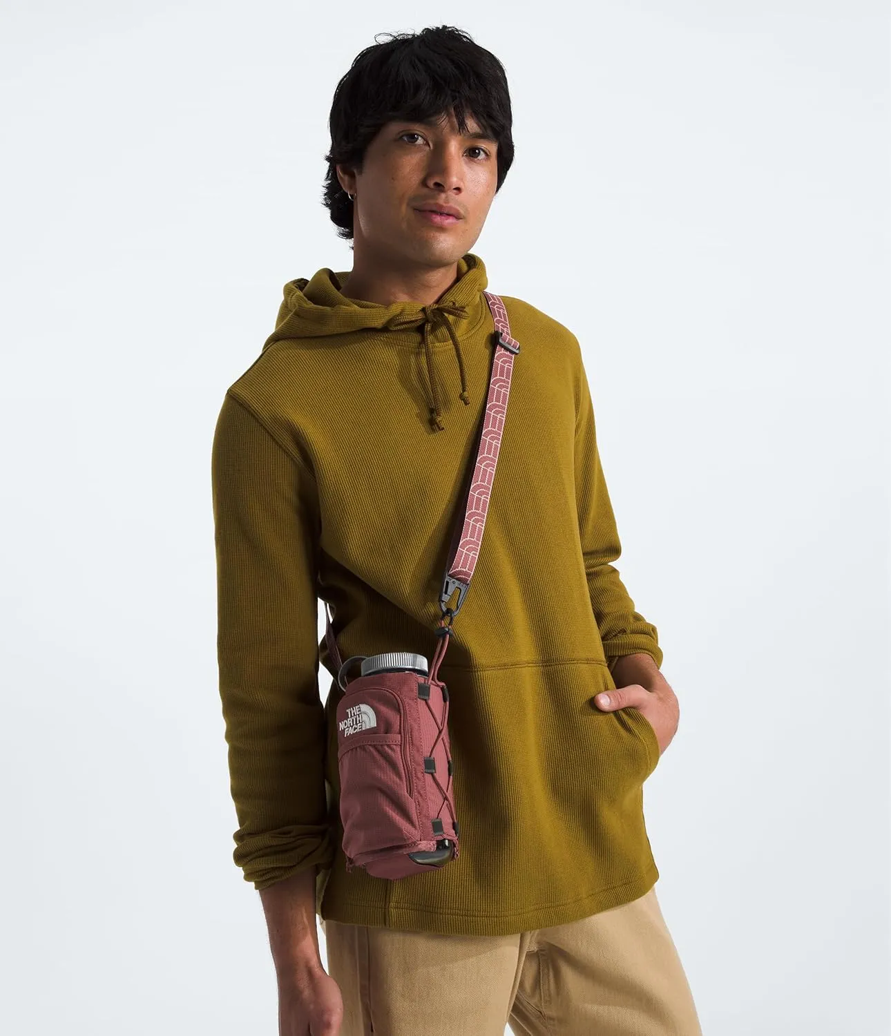 THE NORTH FACE Borealis Water Bottle Holder - PFAS Free, Canyon Dust Dark Heather, One Size