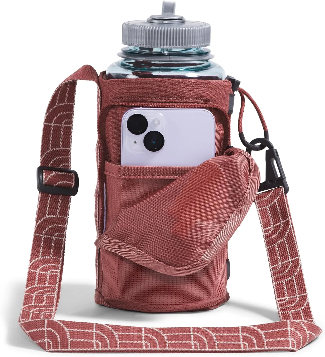THE NORTH FACE Borealis Water Bottle Holder - PFAS Free, Canyon Dust Dark Heather, One Size