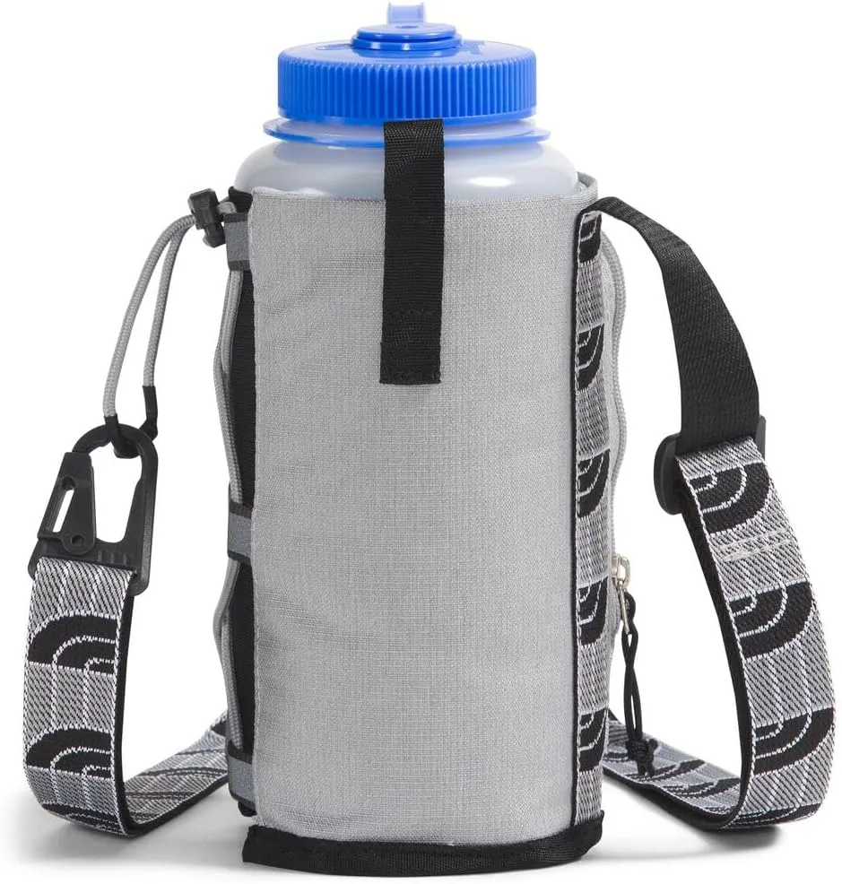 THE NORTH FACE Borealis Water Bottle Holder - PFAS Free, Meld Grey Dark Heather/TNF Black-NPF, One Size