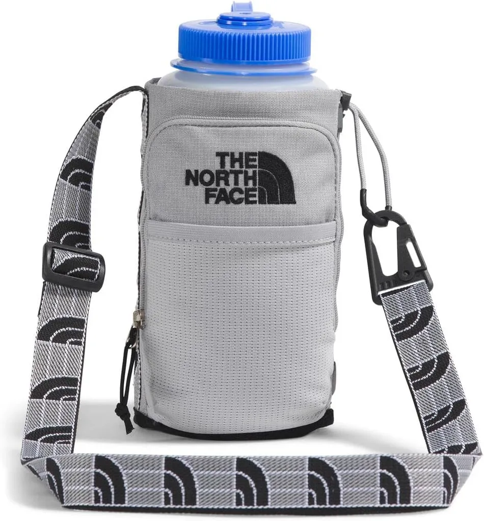 THE NORTH FACE Borealis Water Bottle Holder - PFAS Free, Meld Grey Dark Heather/TNF Black-NPF, One Size
