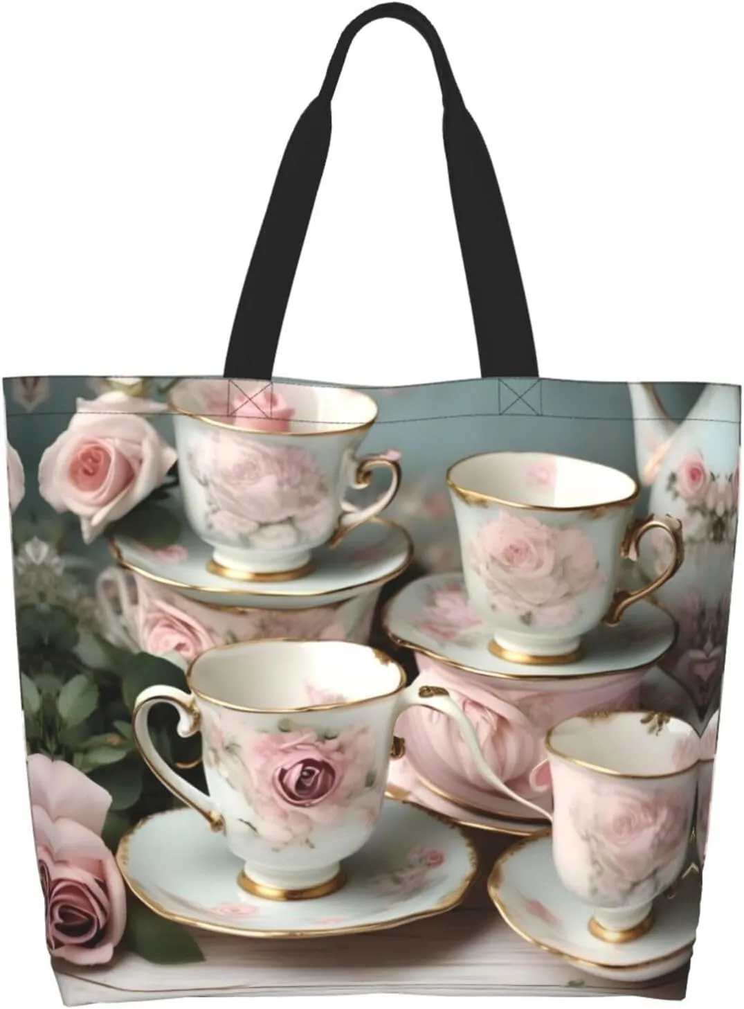 The Underwater World Tropical Fish Women Tote Bag,Casual Tote'S Handbag Big Capacity Shoulder Bag Crossbody Bag