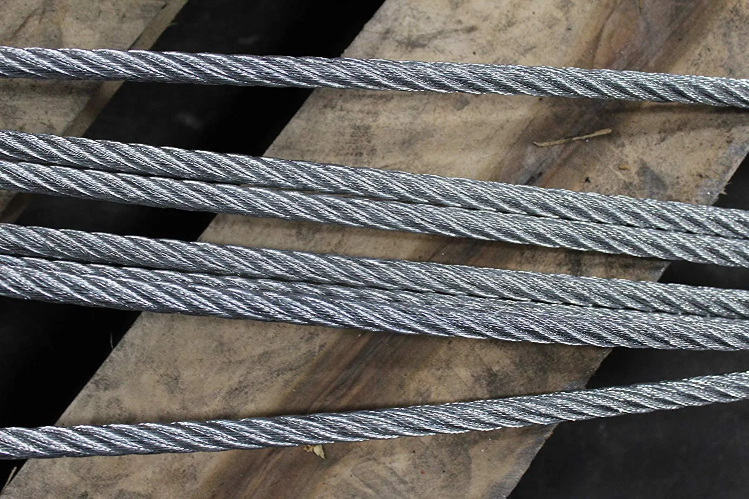 Three Leg Wire Rope Sling | 38 Ton Vertical Rated | Eye Hooks with Safety Latches | 1-1/4" Dia. | 12' Length | EIPS 6x37 IWRC | Hanes Supply (HSI) Heavy Duty Rigging Cable for Lifting and Towing