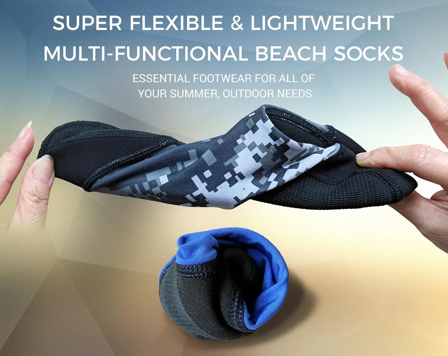 Tilos Sport Skin Socks for Adults and Kids, Protect Against Hot Sand & Sunburn for Water Sports & Beach Activities