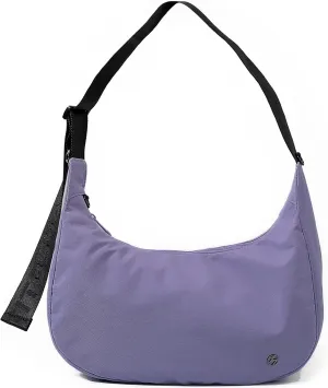 Titosha Medium Nylon Crescent Crossbody Bag for Women with Extended Adjustable Shoulder strap