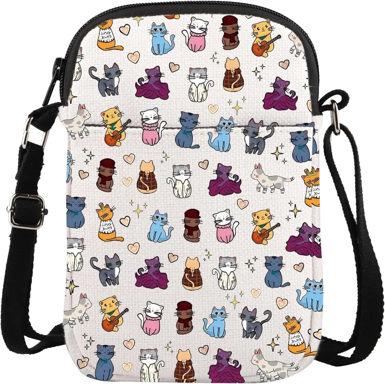 TOBGBE Singer Idea Gifts Album Cartoon Characters Inspired Zipper Bag Singer's Version Merchandise Song Lyric Gifts