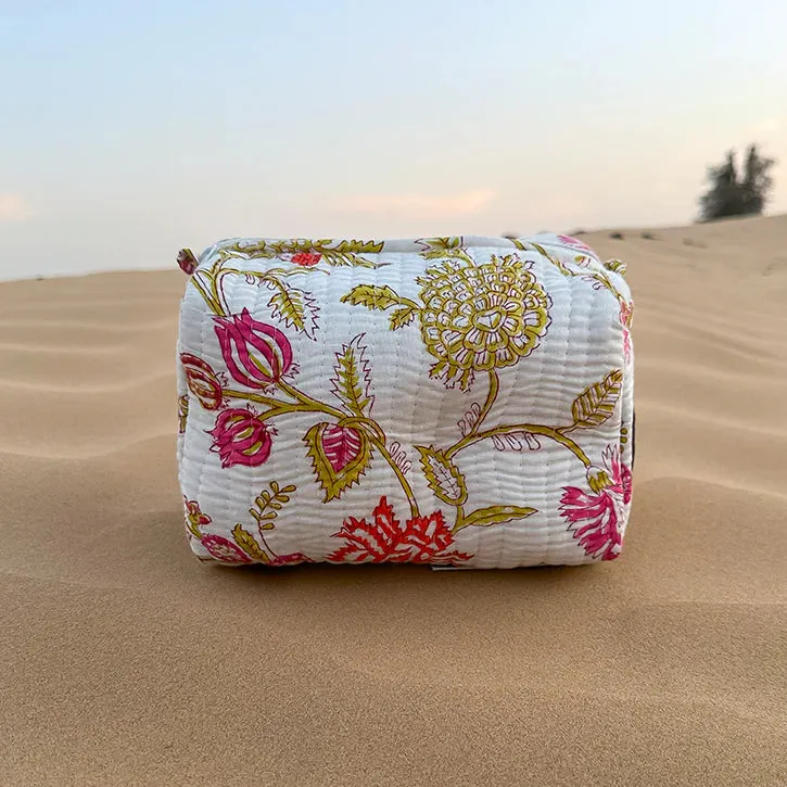 Tohfa Luxe Oro Handmade Block Printed Pouch
