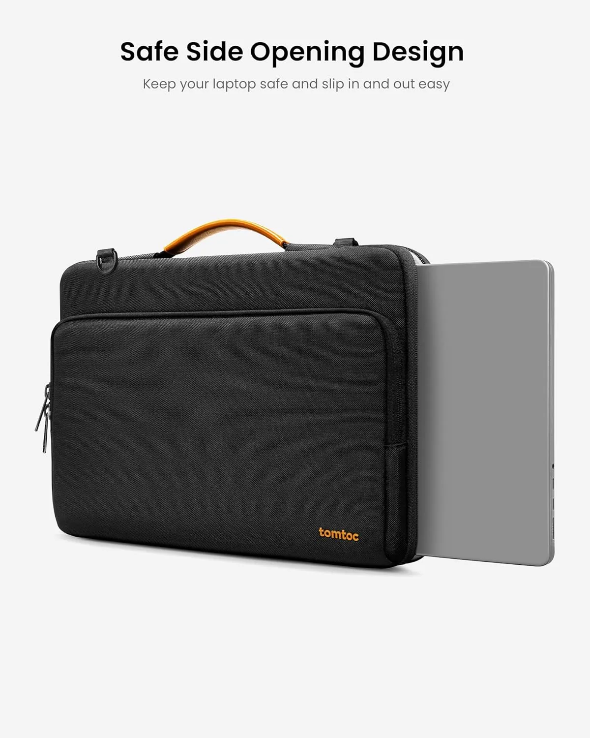 tomtoc 360 Protective Laptop Shoulder Bag for M4 MacBook Pro 16-inch M3/M2/M1 Pro/Max 2024-2019, The NEW RAZER BLADE 15/16, Dell Inspiron 16 Laptop, Water-Resistant Accessory Case