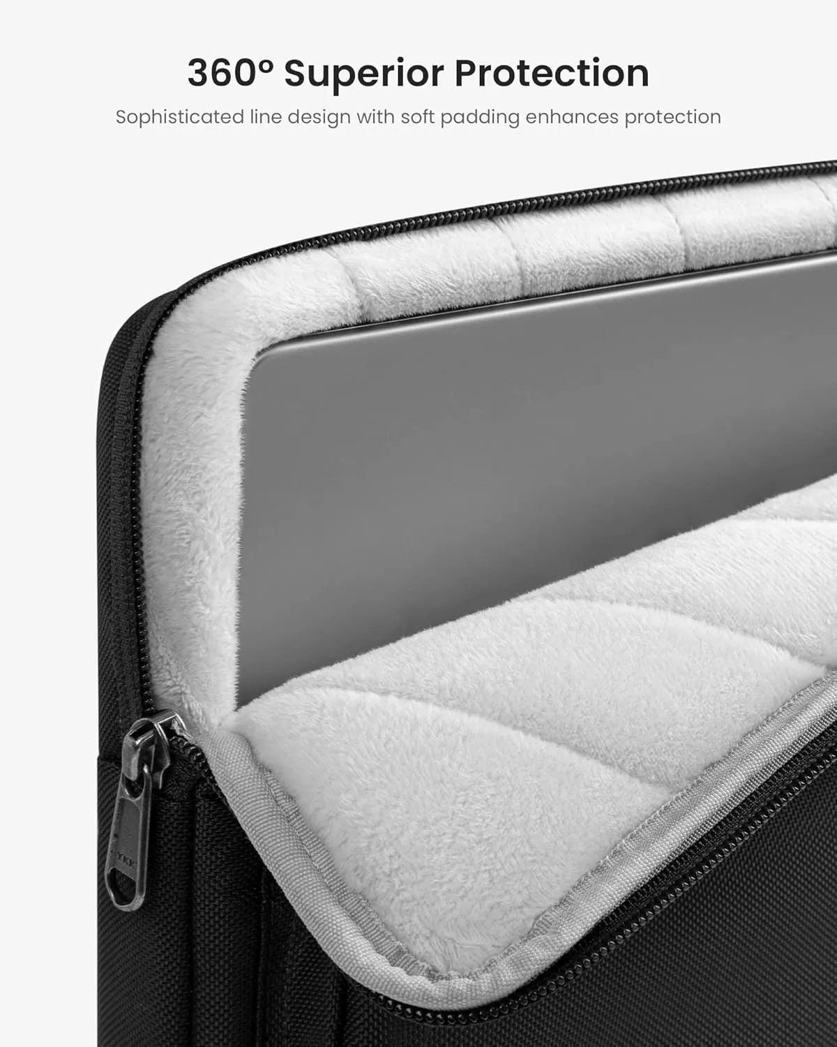 tomtoc Laptop Shoulder Bag for 14 Inch MacBook Pro M4/M3/M2/M1 Pro/Max 2024-2021, 13.5-14.4 Surface Laptop 6/5/Studio 2, Surface Book 3, 360 Protective Case Fit Asus VivoBook