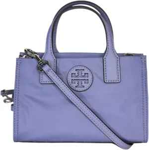 Tory Burch Women's Ella Nylon Shine Mini Tote (Pale Iris)