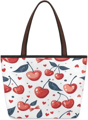 Tote Bag for Women with Zipper Large Capacity Top Handle Casual Shoulder Bag Handbag Reusable Shopping
