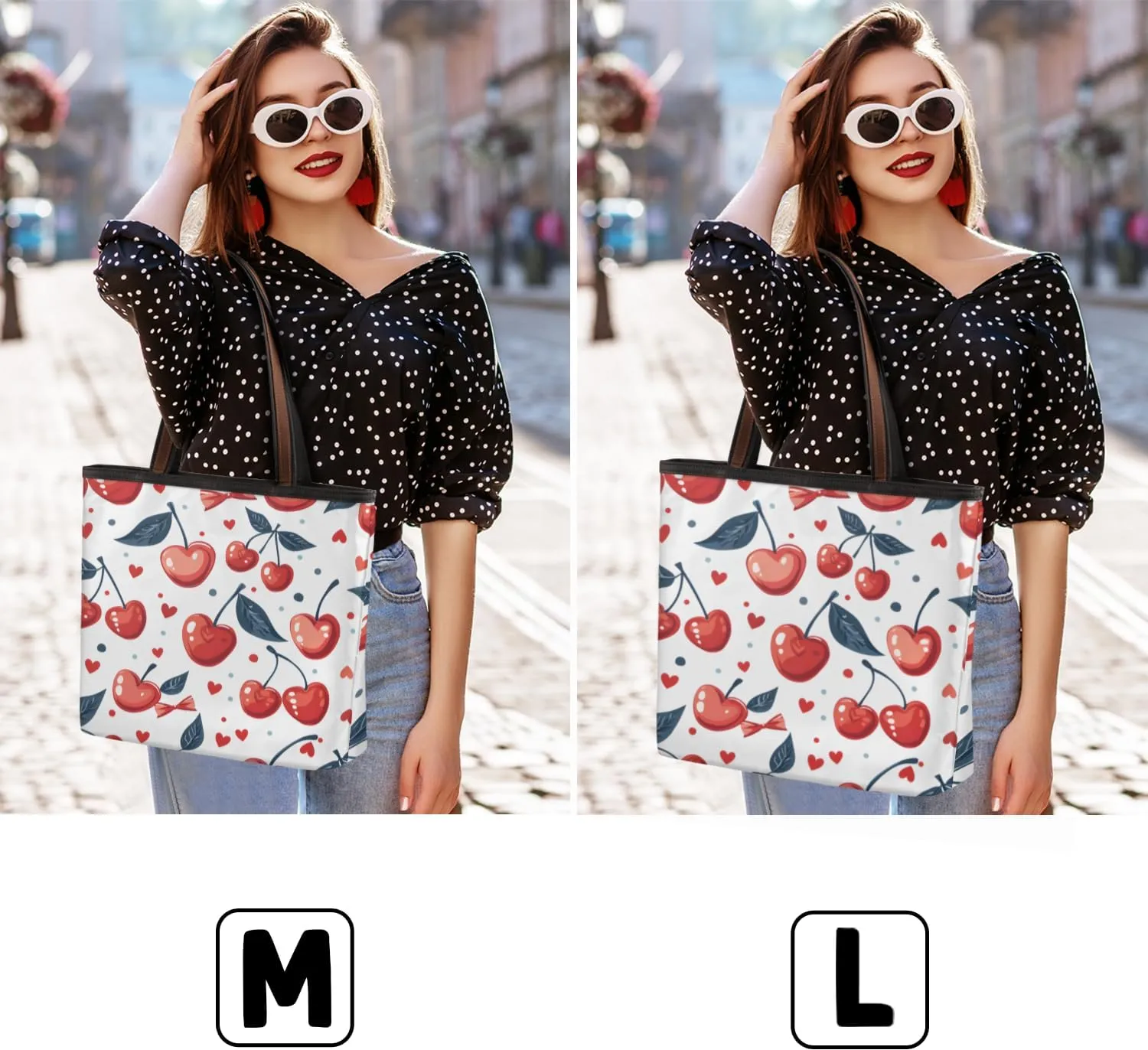 Tote Bag for Women with Zipper Large Capacity Top Handle Casual Shoulder Bag Handbag Reusable Shopping