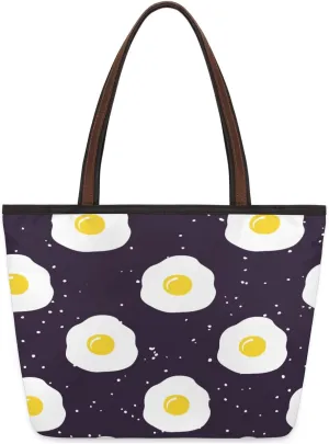 Tote Bag for Women with Zipper Large Capacity Top Handle Casual Shoulder Bag Handbag Reusable Shopping