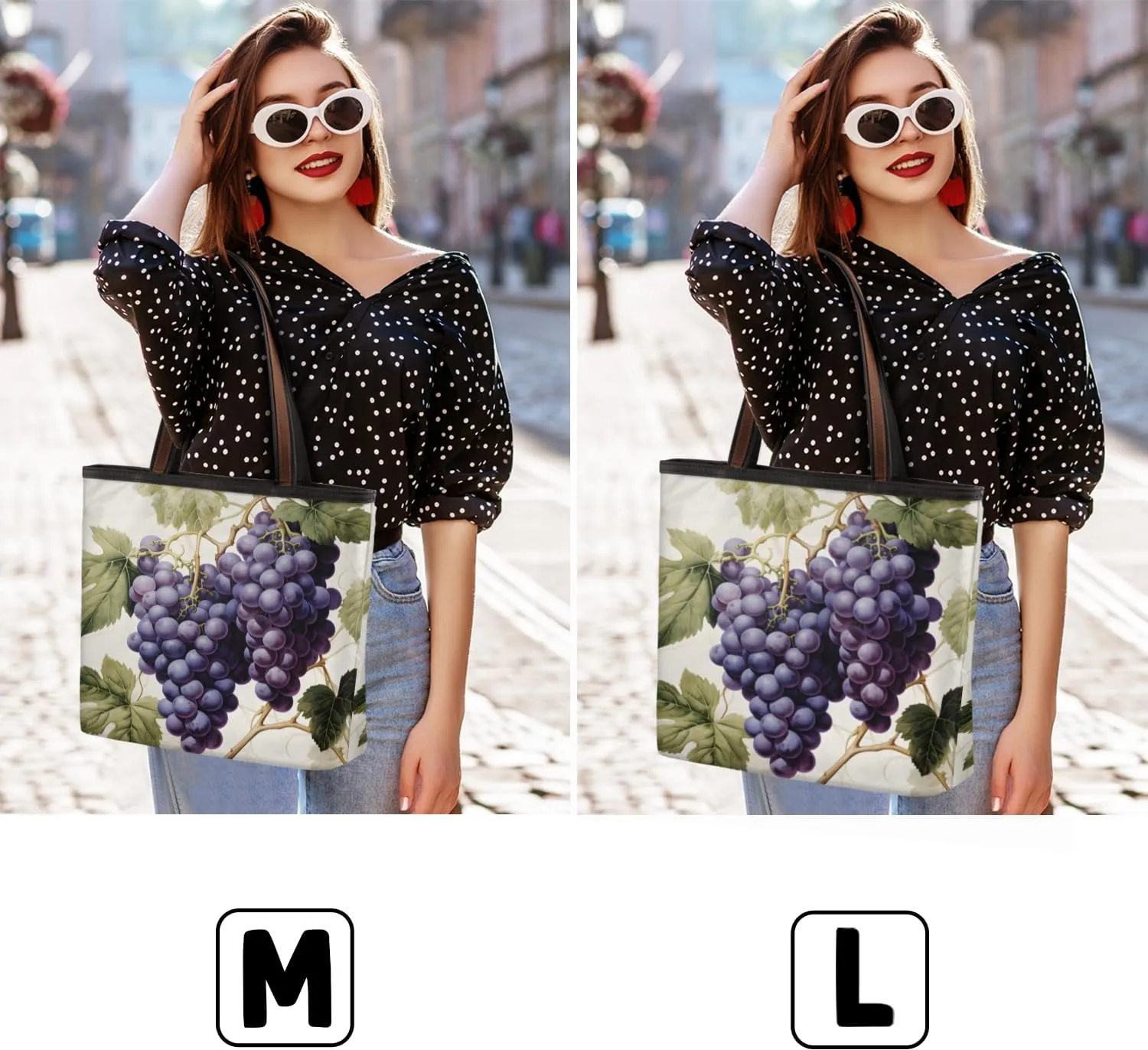 Tote Bag for Women with Zipper Large Capacity Top Handle Casual Shoulder Bag Handbag Reusable Shopping