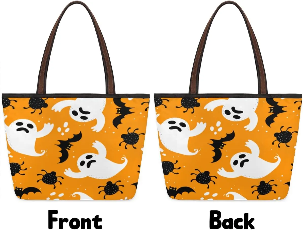 Tote Bag for Women with Zipper Large Capacity Top Handle Casual Shoulder Bag Handbag Reusable Shopping