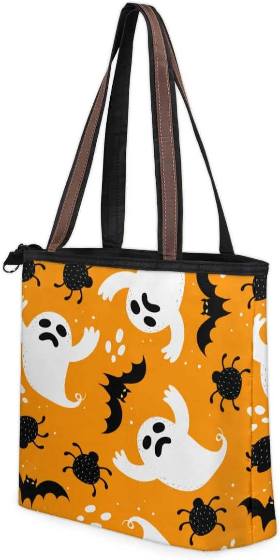 Tote Bag for Women with Zipper Large Capacity Top Handle Casual Shoulder Bag Handbag Reusable Shopping