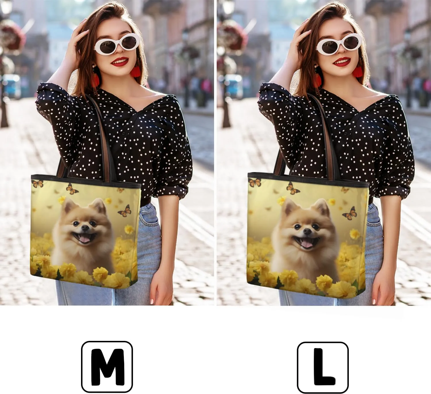Tote Bag for Women with Zipper Large Capacity Top Handle Casual Shoulder Bag Handbag Reusable Shopping