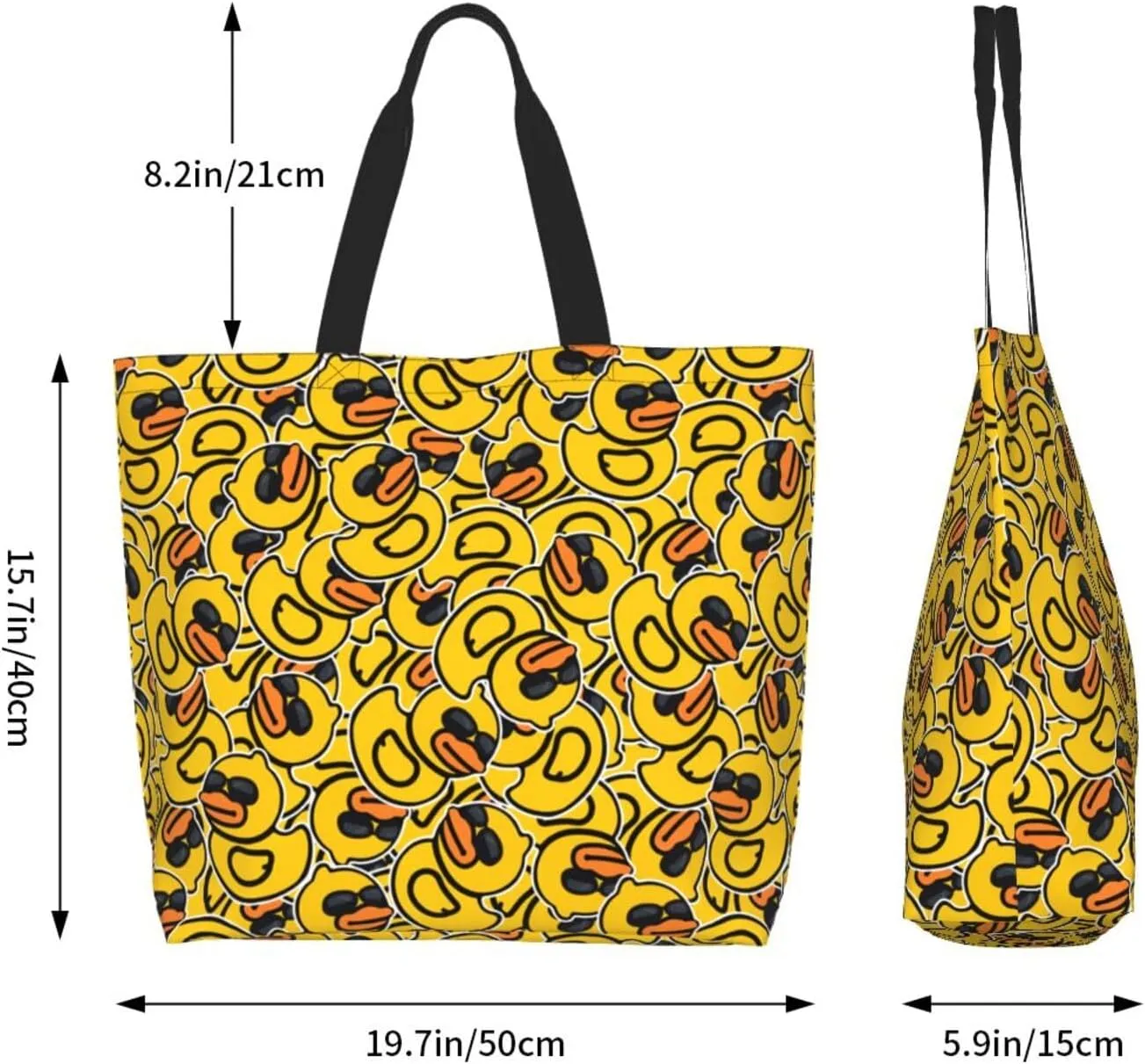 Tote Bag For Womens, Large Casual Shoulder Sling Bags Reusable Grocery Handbag For Travel Shopping Gym