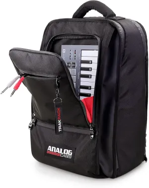 TRAKPACK Backpack for Producers & DJs, XL Capacity with 3 Storage Layers, Fits Ableton Push 3 / Akai MPC Live 2 / Native Instruments Maschine / Pioneer DDJ-FLX4 / Traktor Kontrol S2 / 12" Vinyl LPs