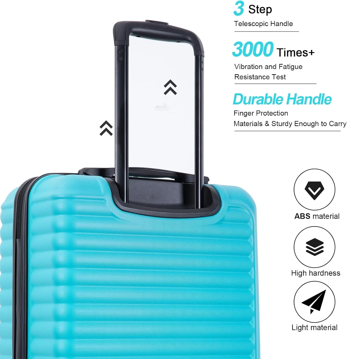 Travelhouse luggage,Hardside Carry On Travel Suitcase with Spinner Wheels, Multi-directional Spinner Wheels Uprigth Lightweight Underseater for Airplanes (Green)
