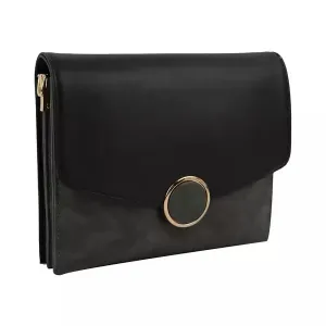 Trendy Women's Sling Bag with comfort (Black/Gray)