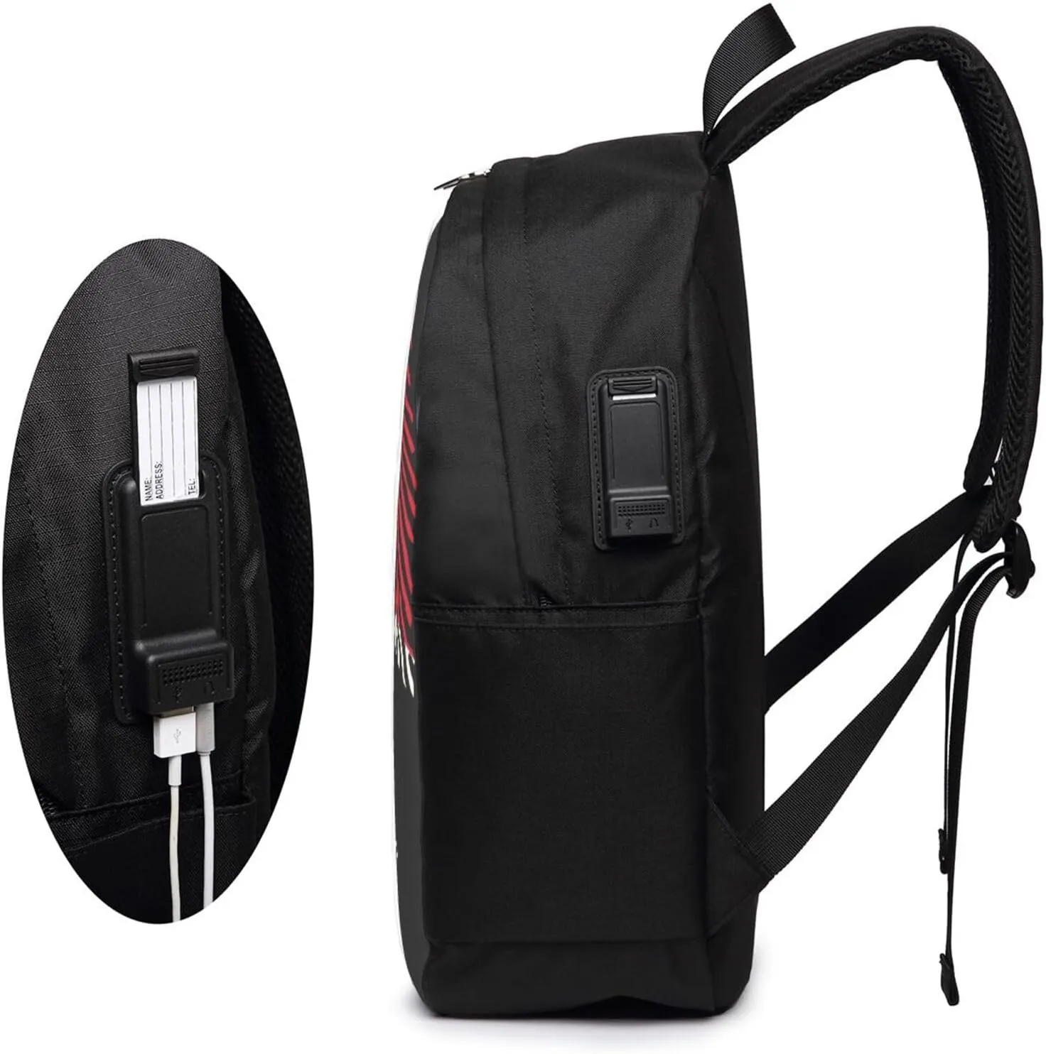 Trinidad and Tobago It's in My Travel Backpack 17-Inch Laptop Backpacks Business Rucksack Casual Sport Daypack with USB Charging Port Carry-on Bag for Camping Biking