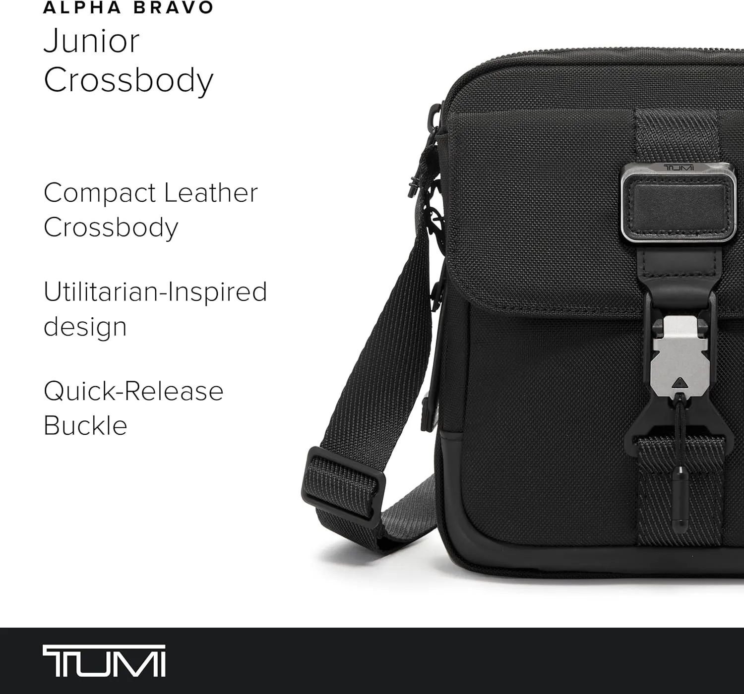 TUMI - Alpha Bravo Junior Crossbody - Premium Crossbody Bag - Small Bag for Everyday or Travel - 9.5" X 8.8" X 2.8"