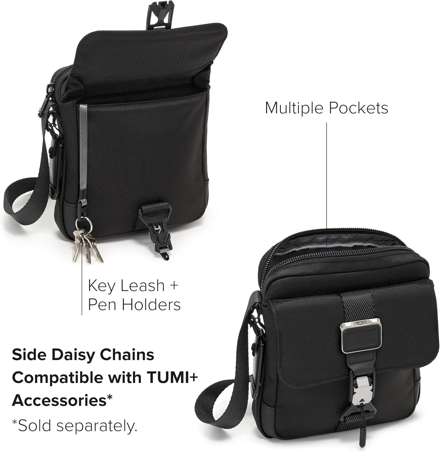 TUMI - Alpha Bravo Junior Crossbody - Premium Crossbody Bag - Small Bag for Everyday or Travel - 9.5" X 8.8" X 2.8"