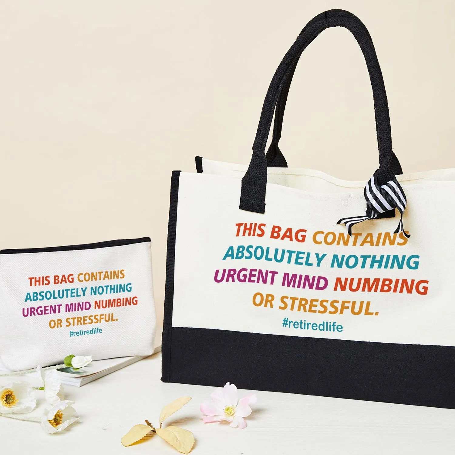 Undergo Retirement Tote Bag Gifts For Women, Coworker Leaving Gifts for Coworker Colleague Boss Leader Friends