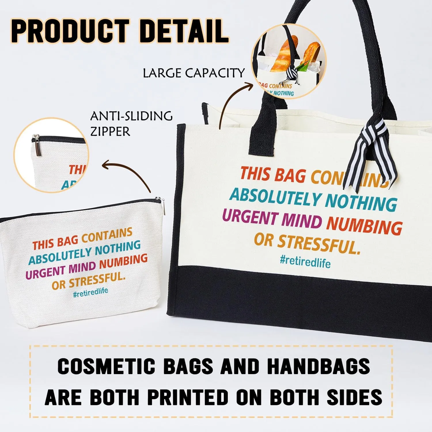 Undergo Retirement Tote Bag Gifts For Women, Coworker Leaving Gifts for Coworker Colleague Boss Leader Friends