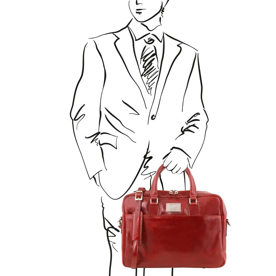 Urbino Leather Business Laptop Bag