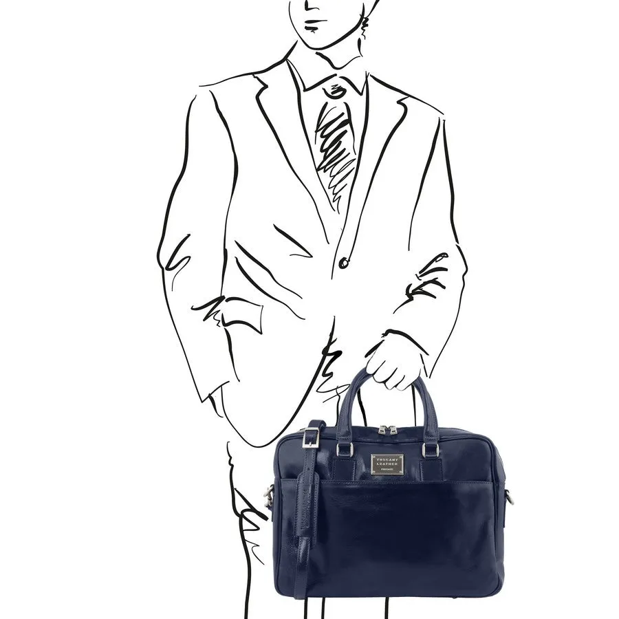 Urbino Leather Business Laptop Bag