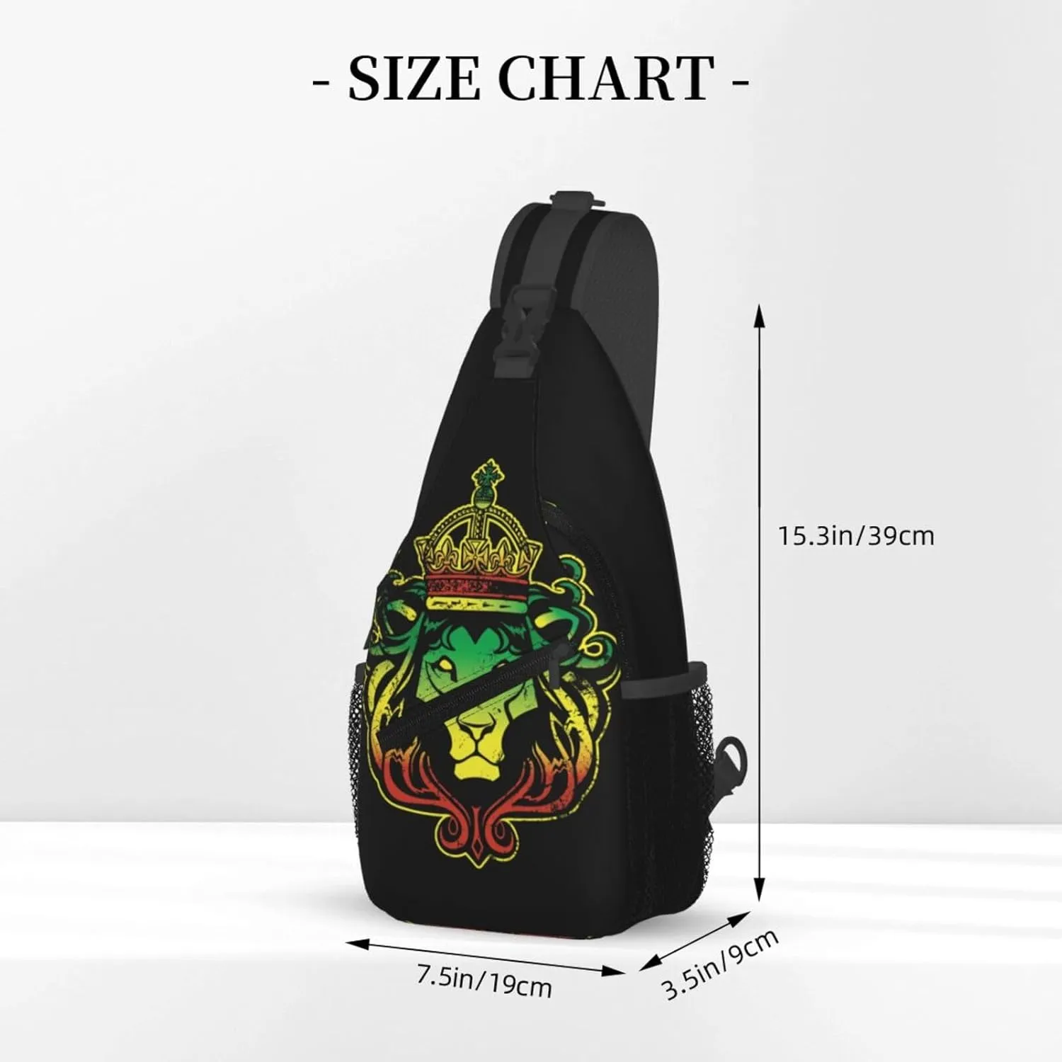 Us Virgin Islands Flag Sling Bag Adjustable Chest Bags Casual Crossbody Bag Travel Shoulder Backpack