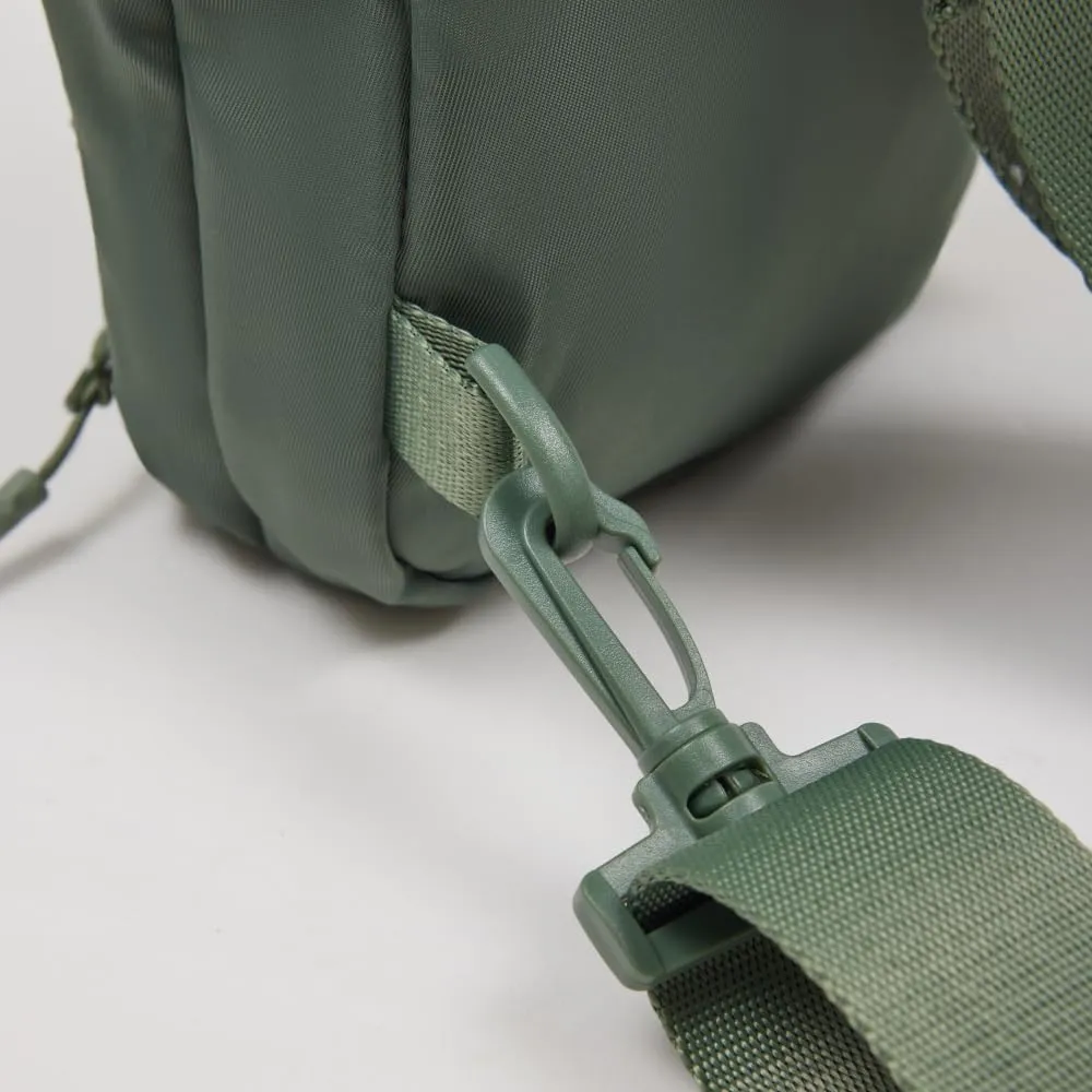 VAKAER Small Crossbody Bag Purse Women‘s Sling Bag Daypack Backpack with Convertible Adjustable Strap for Travel Hiking (Green)