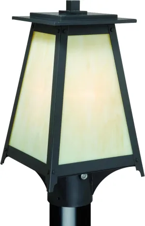 Vaxcel T0022 Prairieview 7-3/4" Outdoor Post Light, Oil Rubbed Bronze
