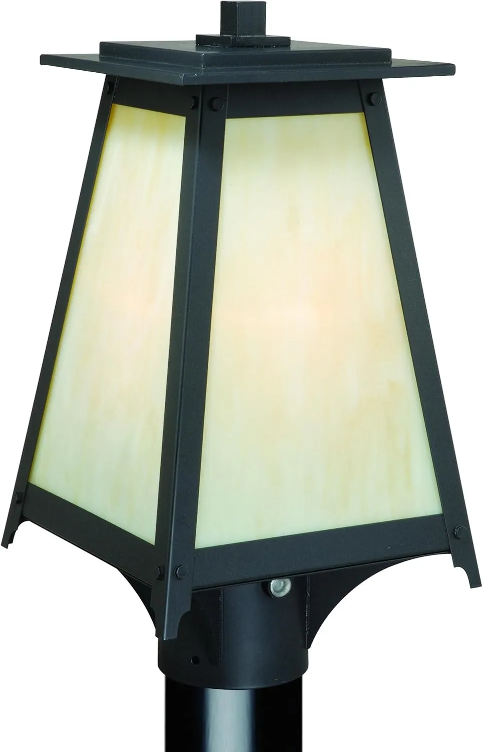 Vaxcel T0022 Prairieview 7-3/4" Outdoor Post Light, Oil Rubbed Bronze