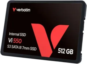 Verbatim 512GB Vi550 2.5" Internal Solid State Drive SSD SATA III Interface with 3D NAND Technology