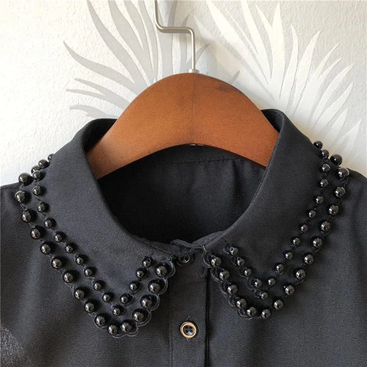 Verdusa Women's Fake Collar Detachable Dickey Collar Half Shirts Blouse