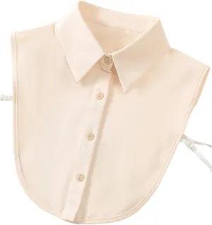 Verdusa Women's Fake Collar Detachable Dickey Collar Half Shirts Blouse