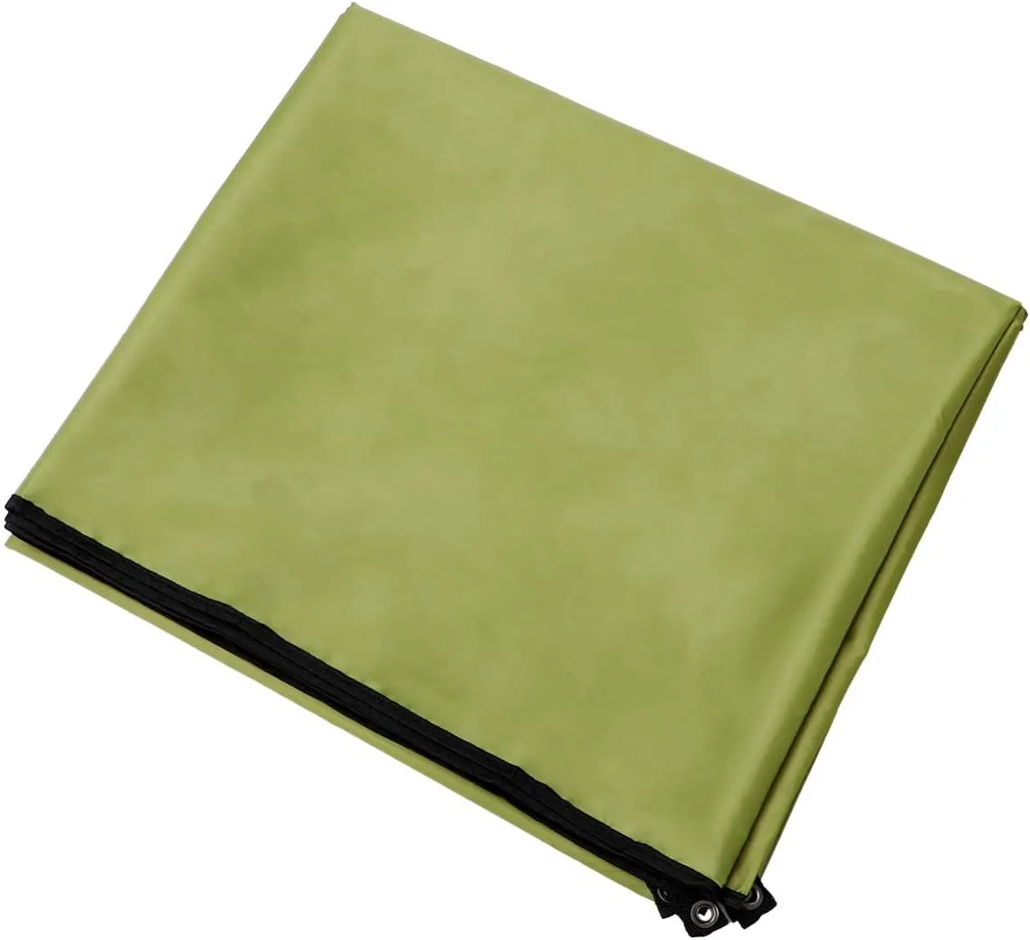 VICASKY 1Pc Sand Free Beach Mat Oxford Cloth Blanket Camping Beach Lawns Hiking Outdoor Moisture- Proof Pad Water- Proof Rug (Green, 210x150cm)