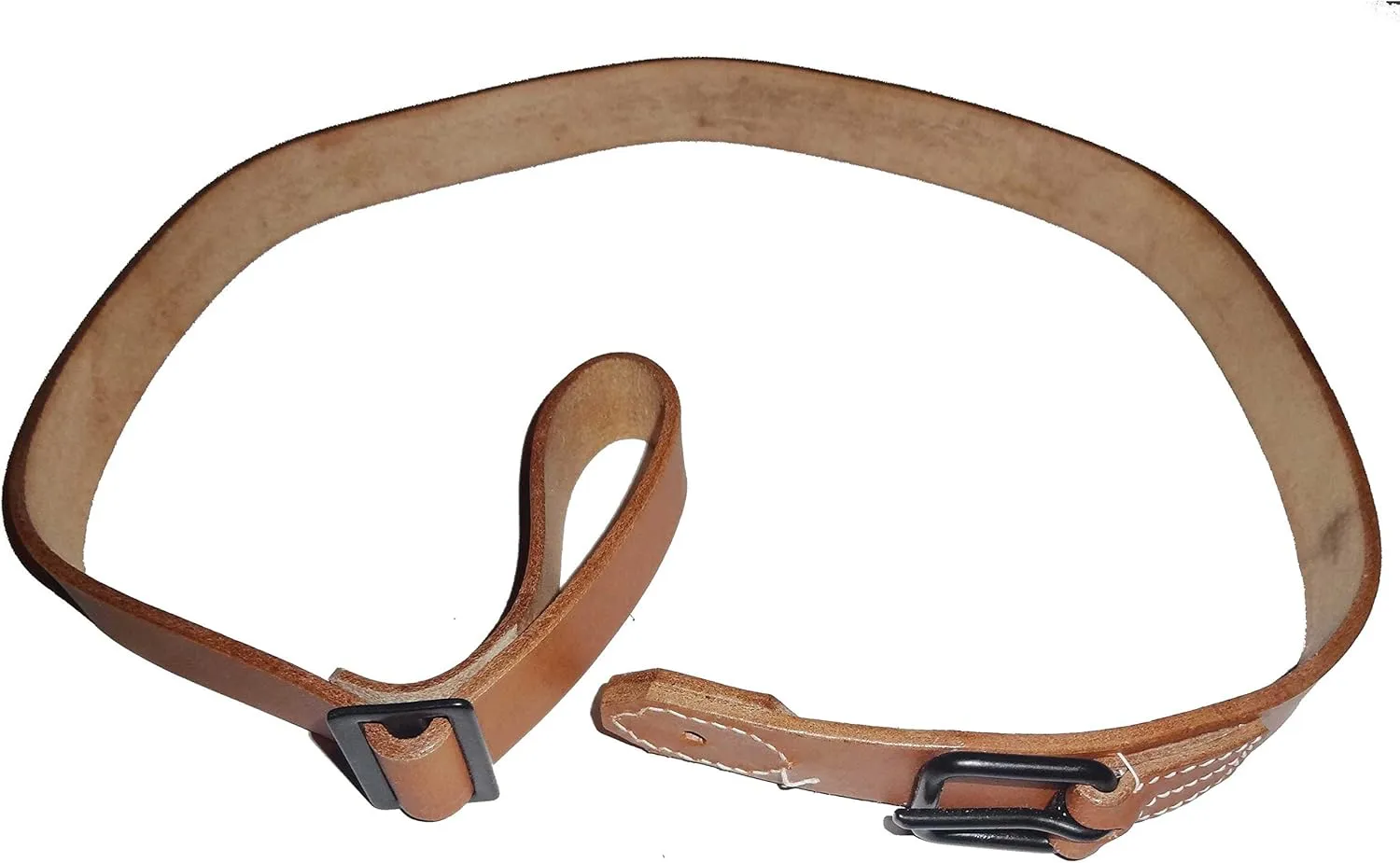 warreplica Austrian Austria Hungarian Steyr-Mannlicher m95 m-95 m1895 / Czech VZ24 VZ23 VZ-24 VZ-23 98 Mauser Leather Sling/Carbine Sling - Reproduction