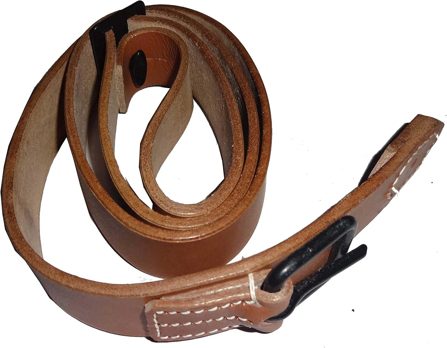 warreplica Austrian Austria Hungarian Steyr-Mannlicher m95 m-95 m1895 / Czech VZ24 VZ23 VZ-24 VZ-23 98 Mauser Leather Sling/Carbine Sling - Reproduction