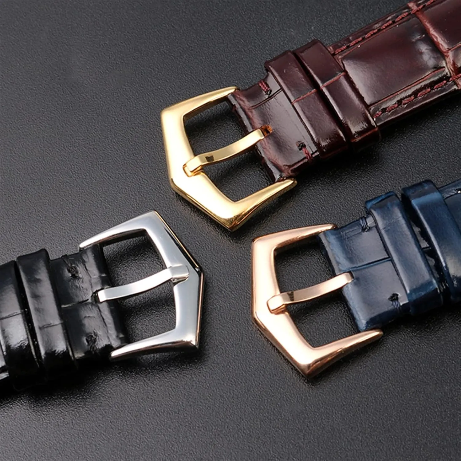 Watch Strap Rubber Strap Silicone Strap Universal Strap Buckle Strap Cowhide Strap Nylon Leather Silicone Strap Folding Buckle Strap Watch Strap Strap