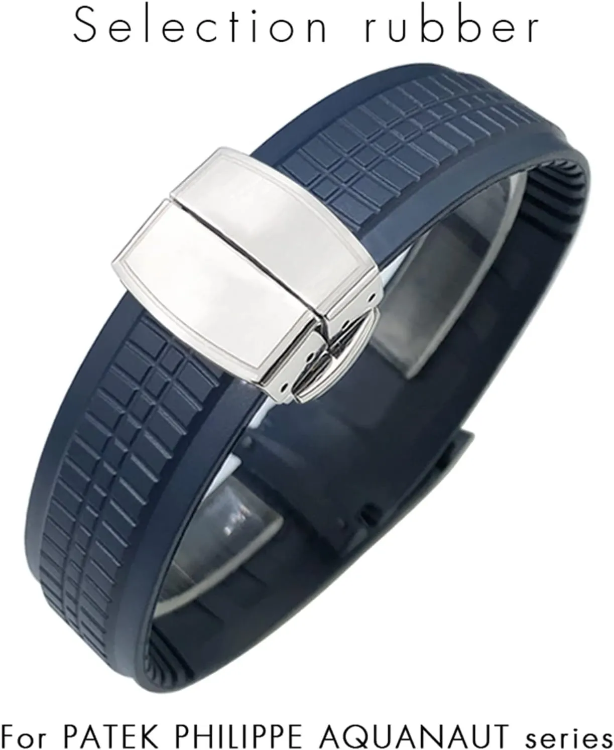 Watch Strap Rubber Strap Silicone Strap Universal Strap Buckle Strap Cowhide Strap Nylon Leather Silicone Strap Folding Buckle Strap Watch Strap Strap