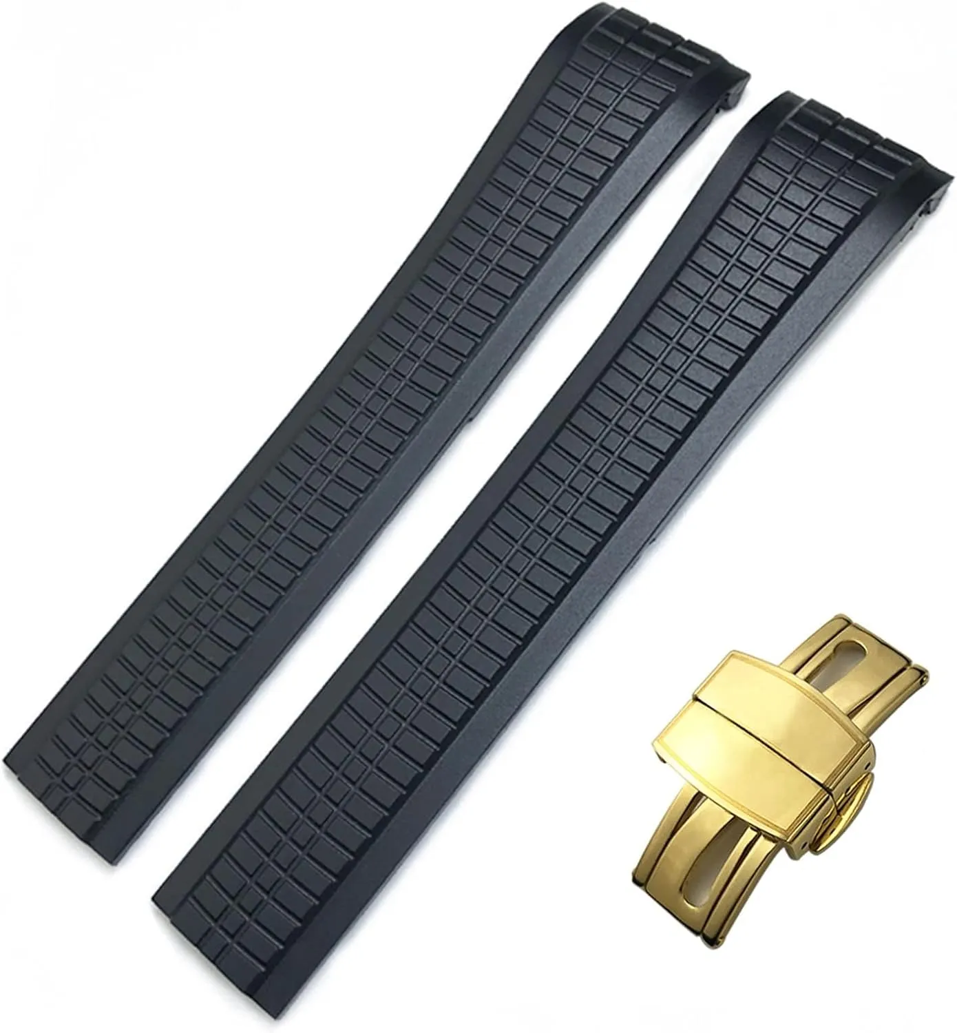 Watch Strap Rubber Strap Silicone Strap Universal Strap Buckle Strap Cowhide Strap Nylon Leather Silicone Strap Folding Buckle Strap Watch Strap Strap