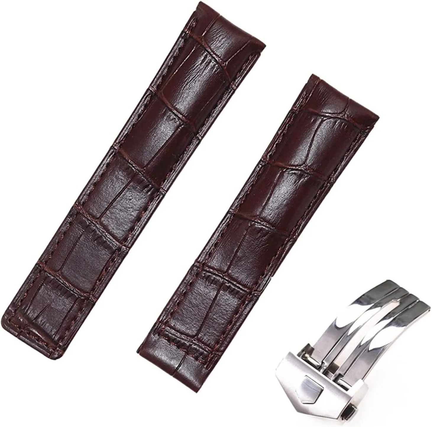 Watch Strap Rubber Strap Silicone Strap Universal Strap Buckle Strap Cowhide Strap Nylon Leather Silicone Strap Folding Buckle Strap Watch Strap Strap